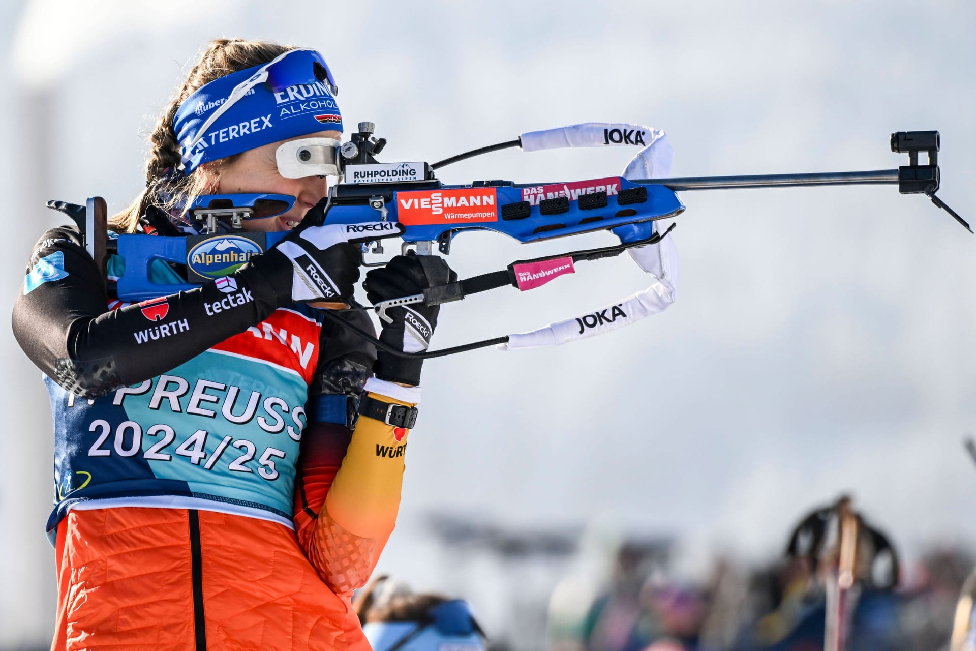 Franziska Preuß: Sie steht im Gesamtweltcup gut da.