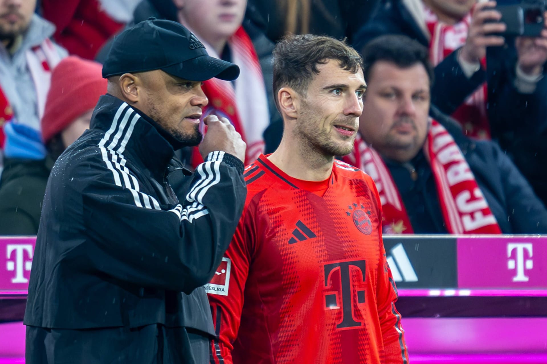 Vincent Kompany und Leon Goretzka (r.): Sie forcieren den nächsten Sieg in der "Königsklasse".