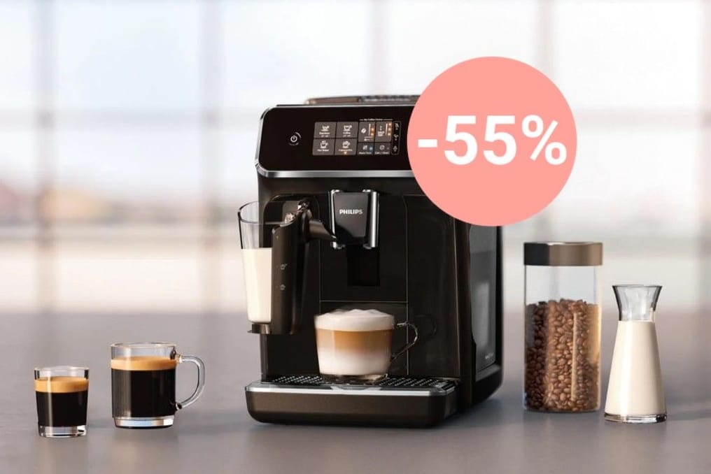 Bei Lidl gibt es jetzt einen Kaffeevollautomaten von Philips 53 Prozent günstiger zum seltenen Tiefpreis.