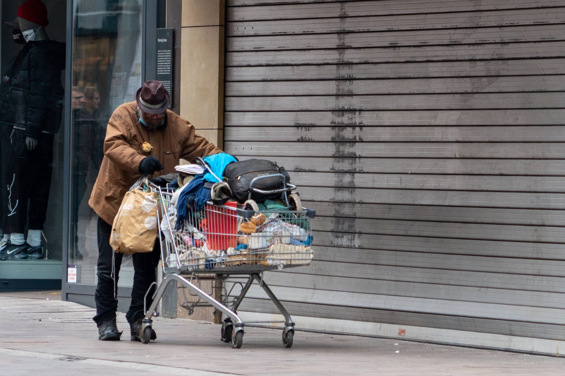 Obdachloser Mann in Bremen. (Symbolfoto)