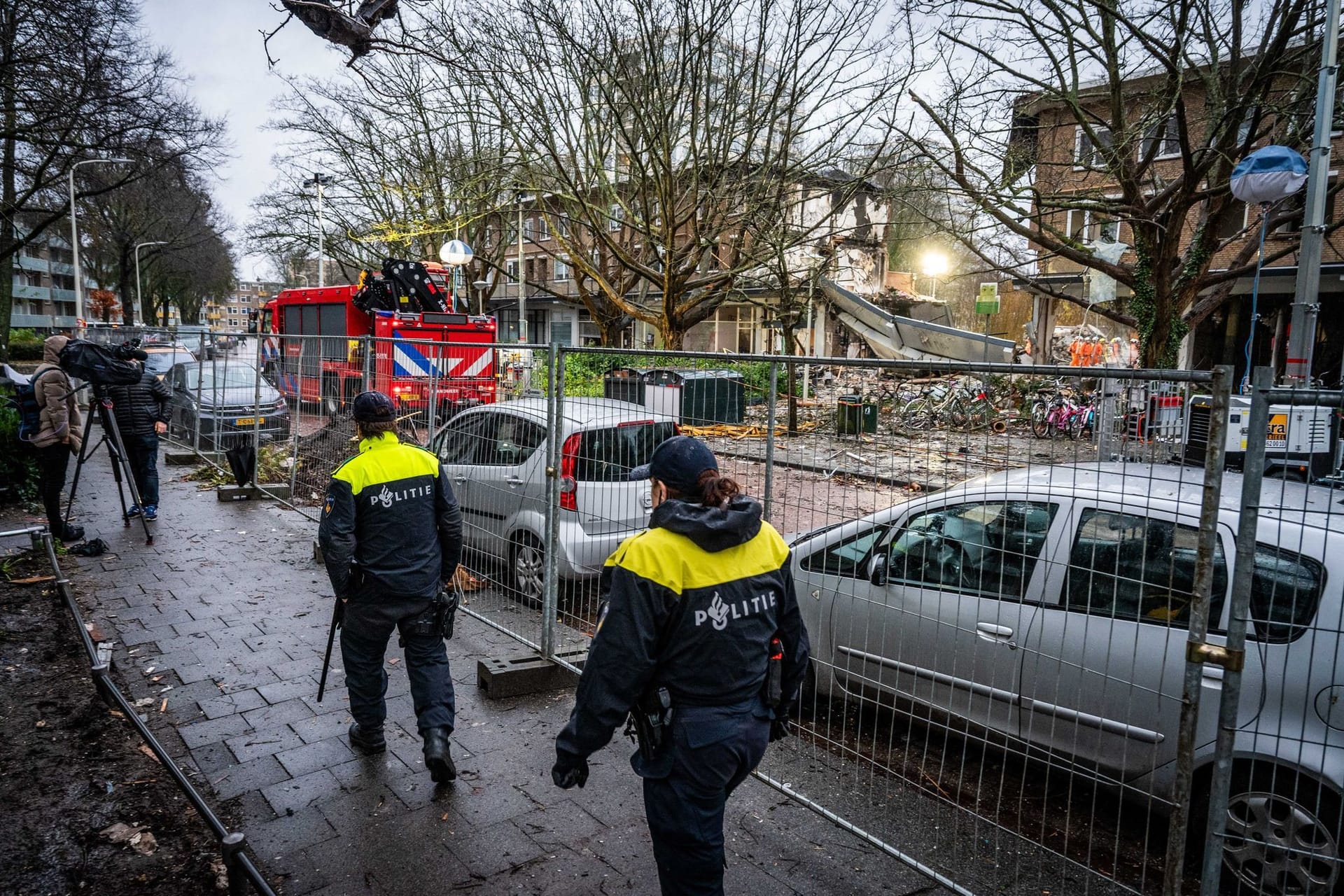 Explosion von Wohngebäude in Den Haag