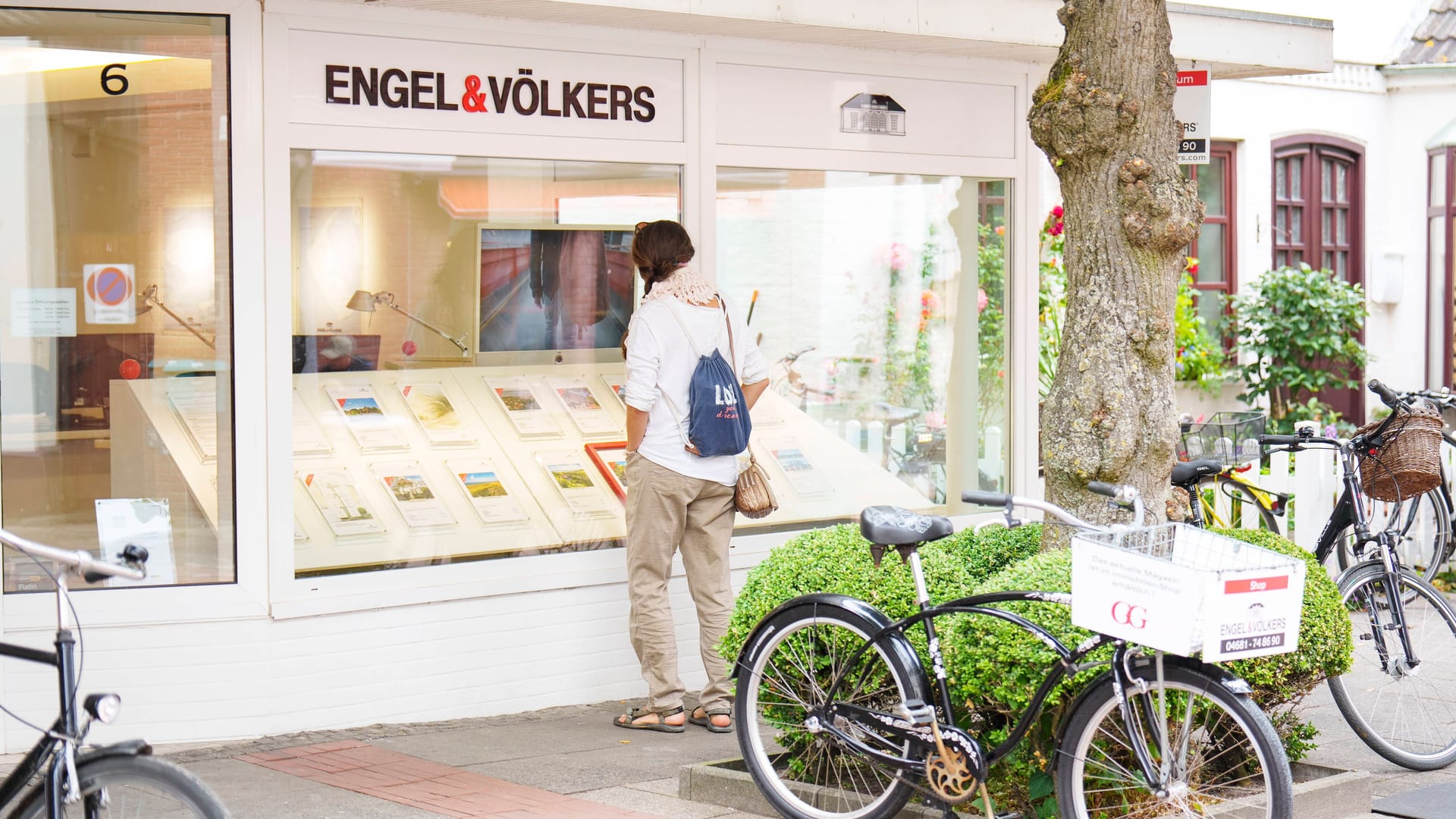 Eine Filiale auf Föhr (Symbolfoto): Lizenznehmer haben die Erlaubnis, unter dem Namen Engel & Völkers Immobilien zu vermitteln.