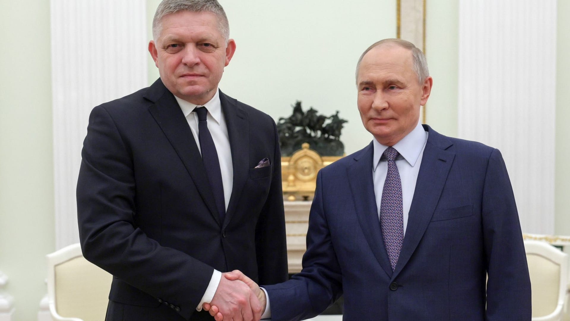 Robert Fico und Wladimir Putin