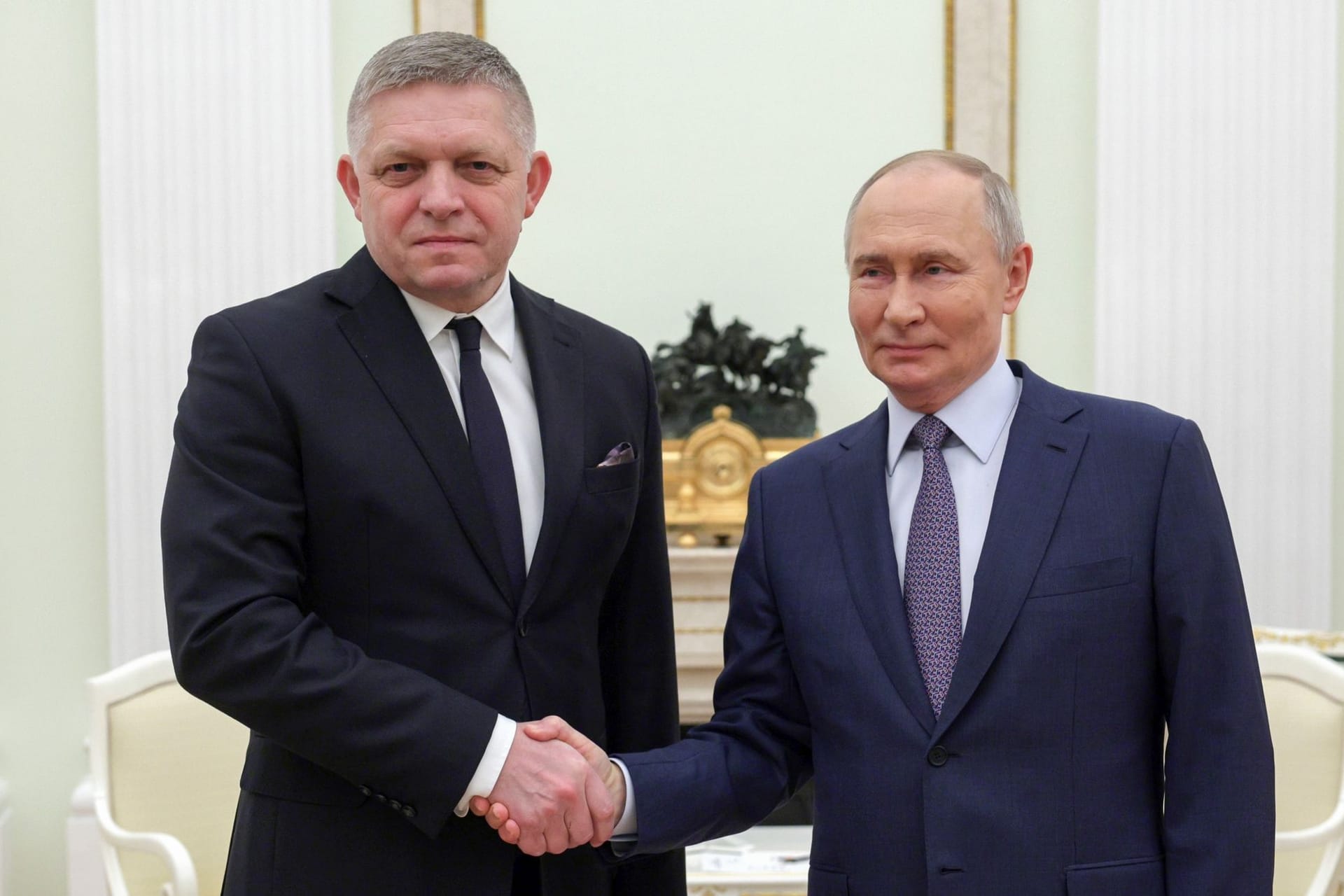 Robert Fico und Wladimir Putin