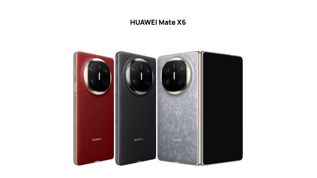 Huawei bietet das Mate X6 in drei Farbvarianten an.