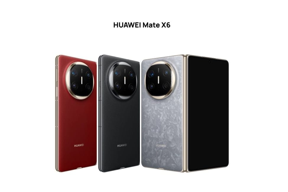 Huawei bietet das Mate X6 in drei Farbvarianten an.