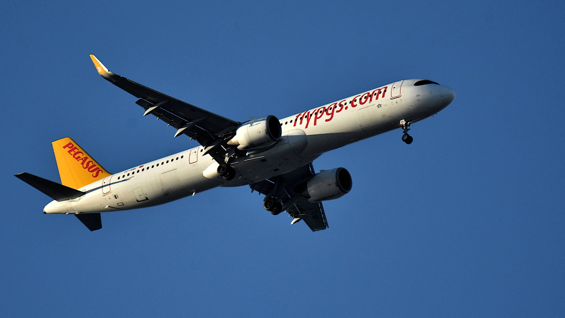 Ein Flugzeug von Pegasus Airlines (Archivbild): Ab dem Sommerflugplan 2025 fliegt die Airline von Dortmund aus ein weiteres beliebtes Urlaubsziel in der Türkei an.