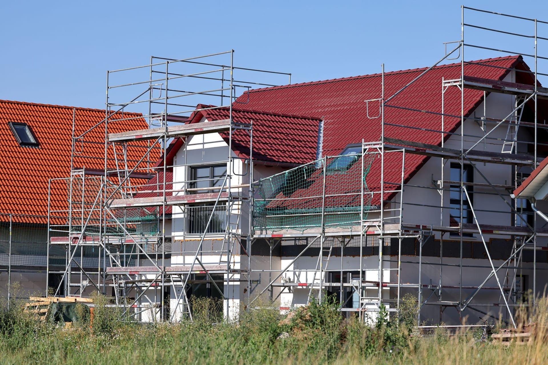 Neue Einfamilienhäuser in Leipzig