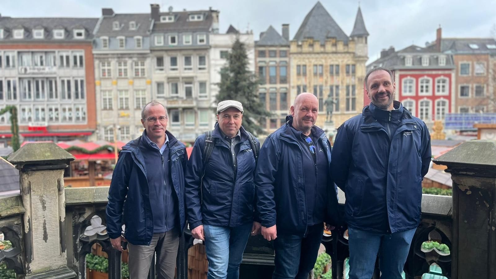 Die Lebensmittelkontrolleure der Städteregion: Matthias Boese, Stefan Schnitzler, Franz Stolz und Ralf Lützkamp (v. l. n. r.)