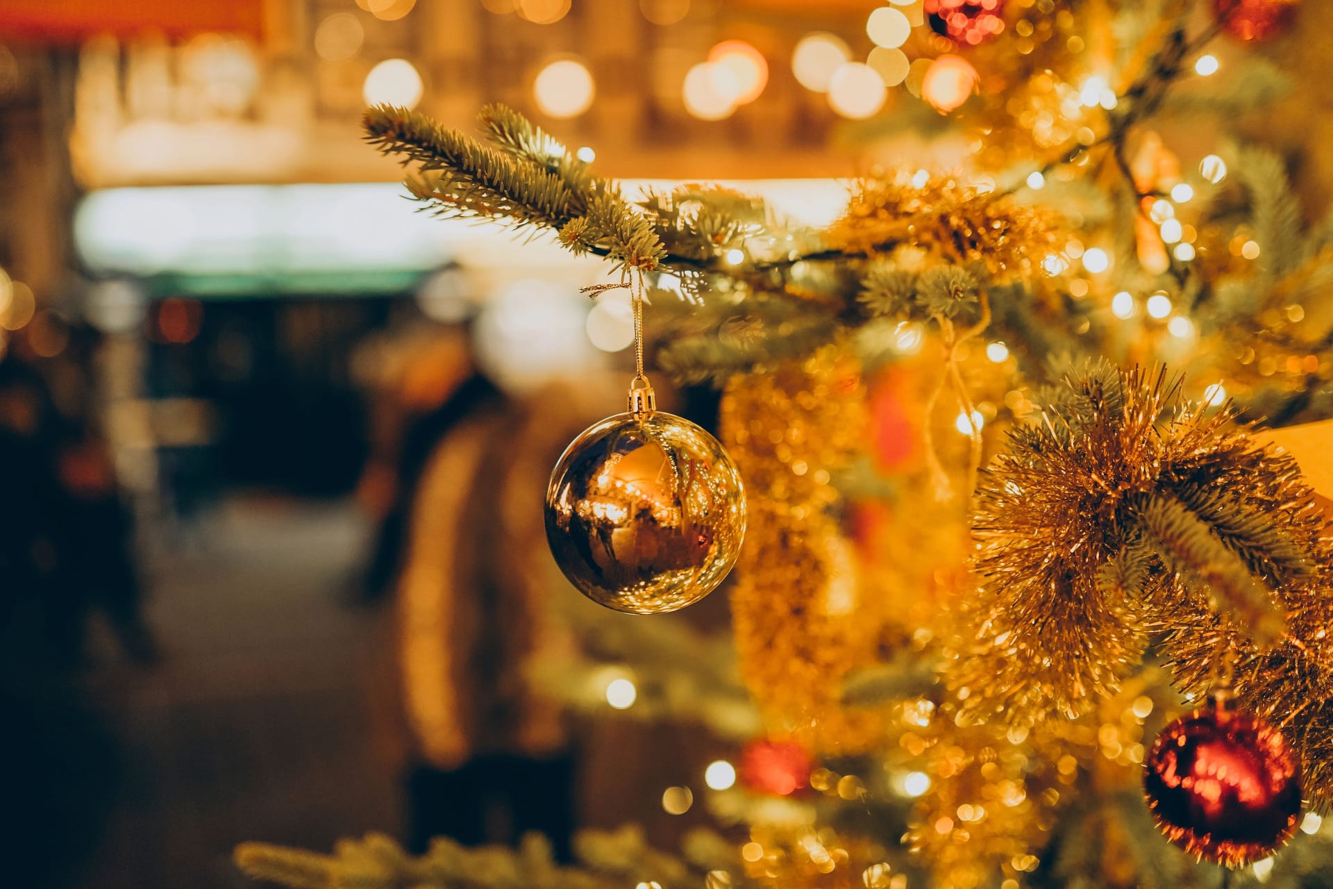 Christmas market decorationsWeihnachtsmarkt in Hannover: Viele Märkte bieten im Dezember eine weihnachtliche Atmosphäre.