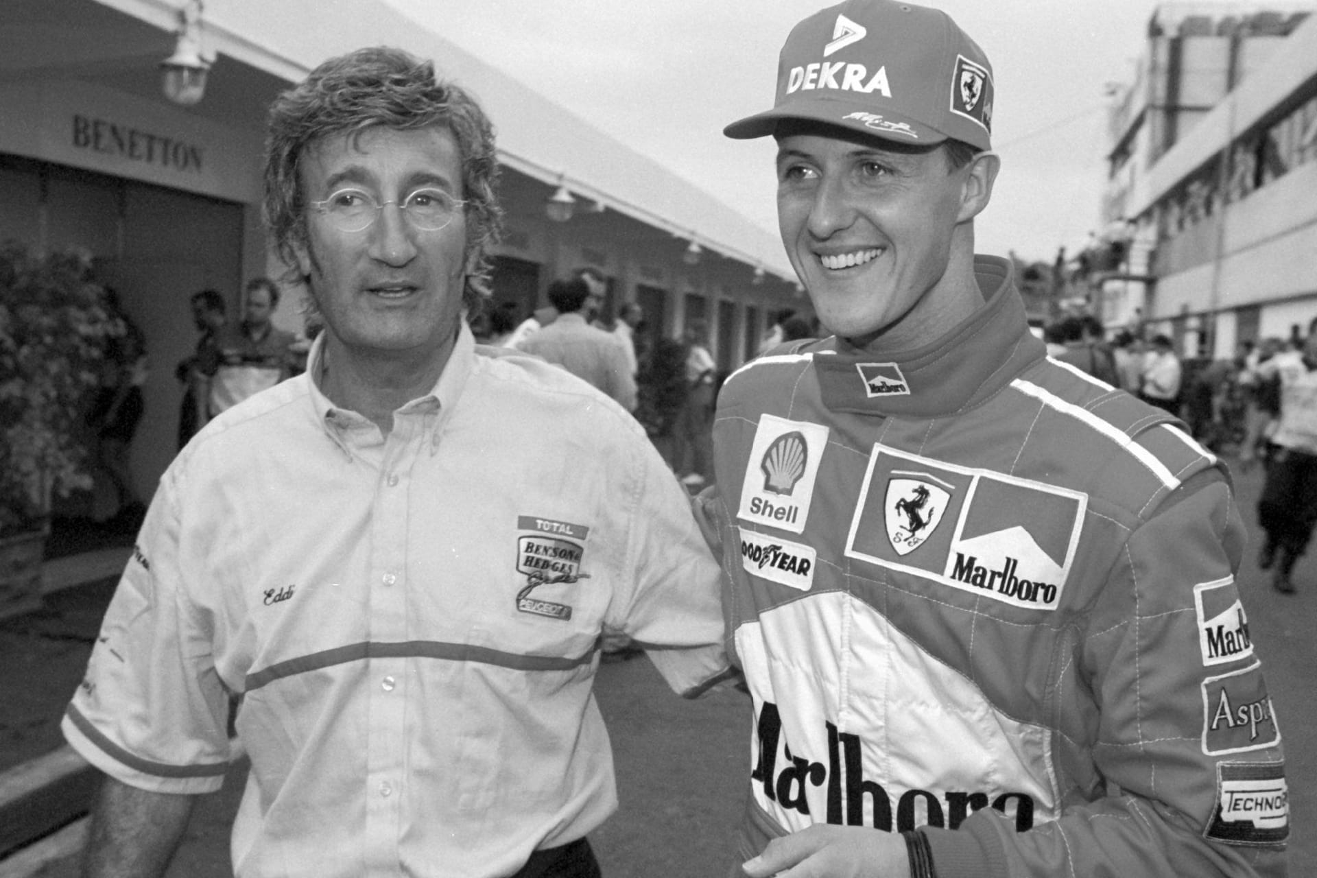 Michael Schumacher und Eddie Jordan