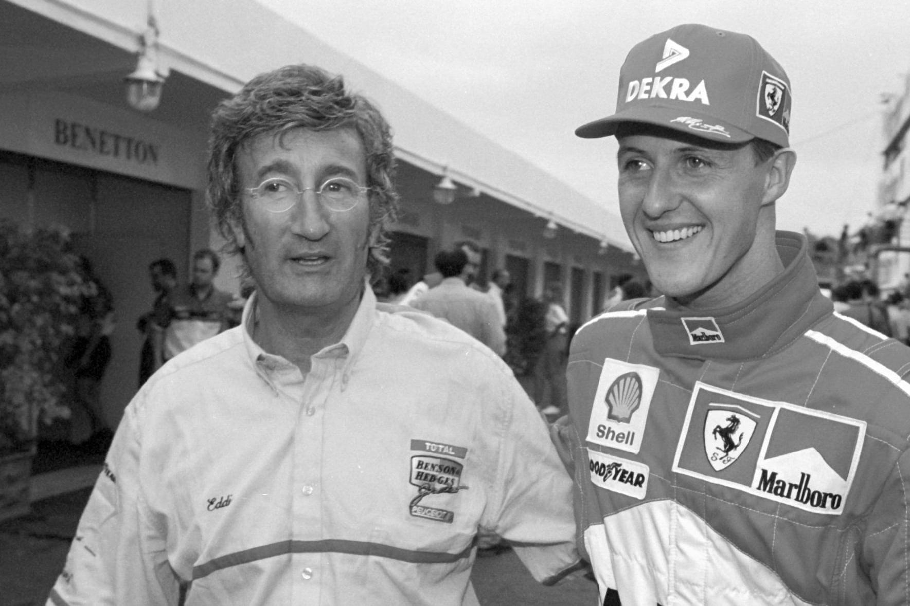 Michael Schumacher und Eddie Jordan