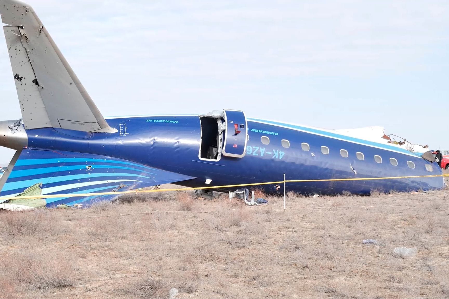 Passagierflugzeug stürzt in Kasachstan ab