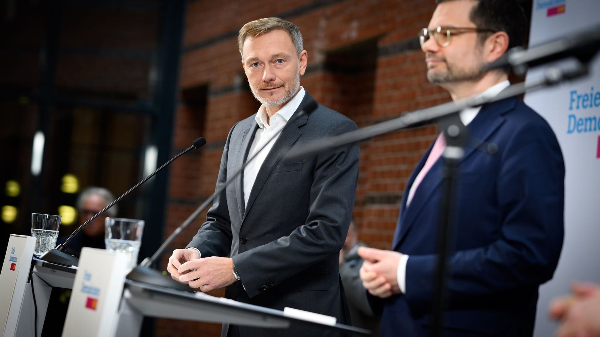 Pressekonferenz nach Gremiensitzungen der FDP