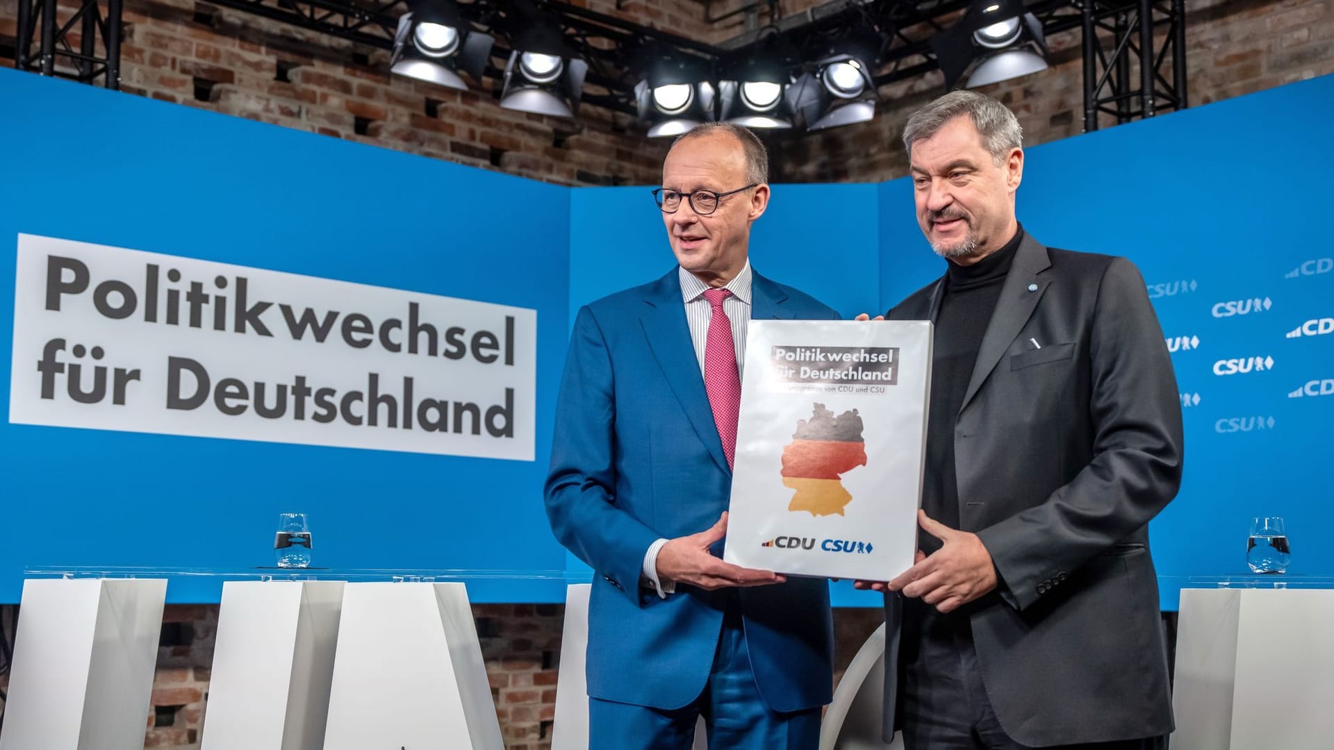 Vorstellung gemeinsames Wahlprogramm von CDU und CSU