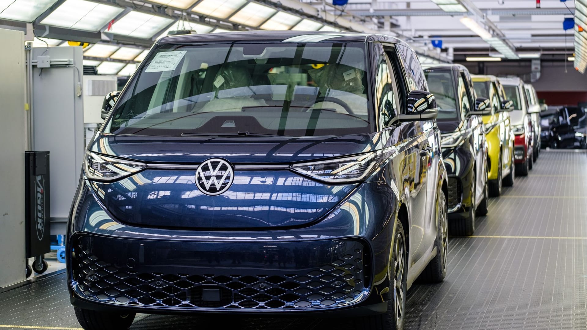 Produktion des ID. Buzz im VW Werk Hannover