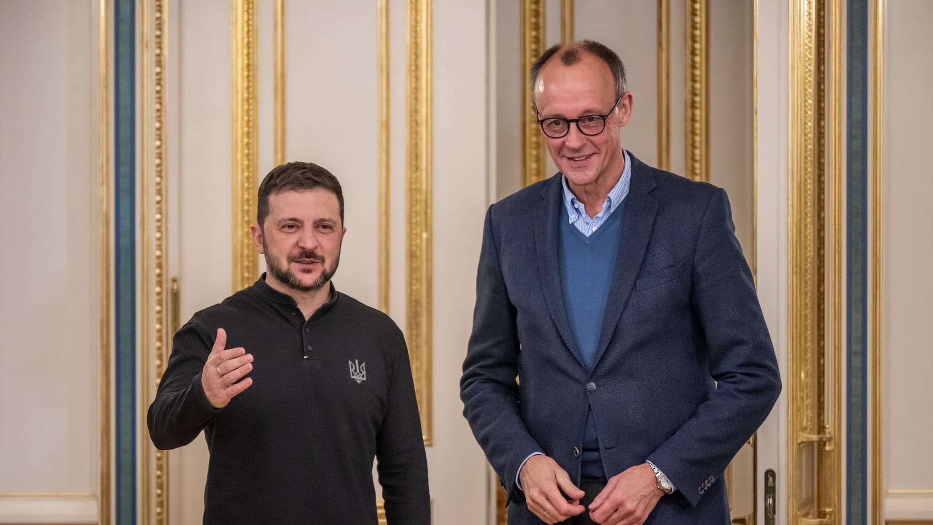 Unions Chef Merz in der Ukraine