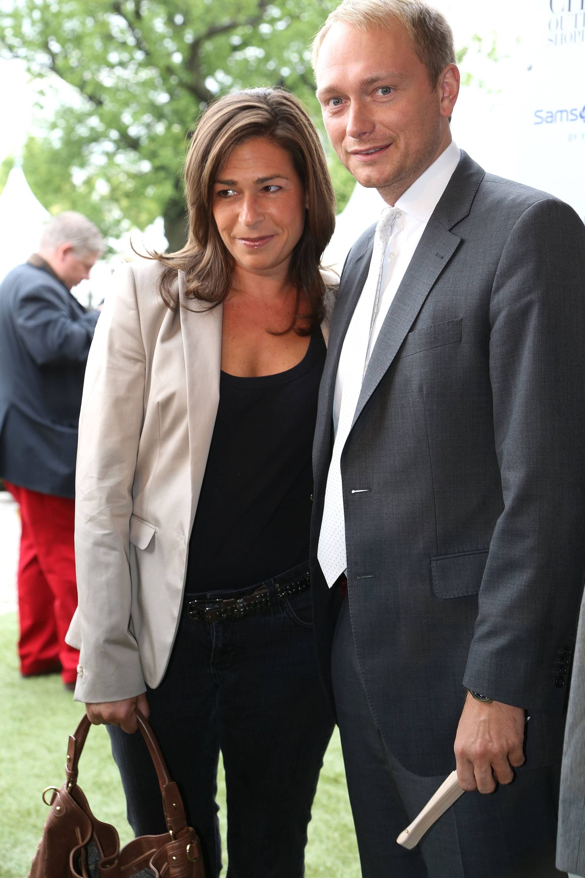 Dagmar Rosenfeld und Christian Lindner bei der Media Night im Juli 2012 in Aachen.