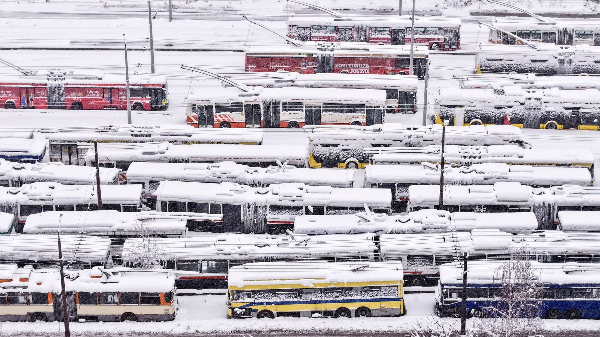 Winterwetter in Bosnien-Herzegowina