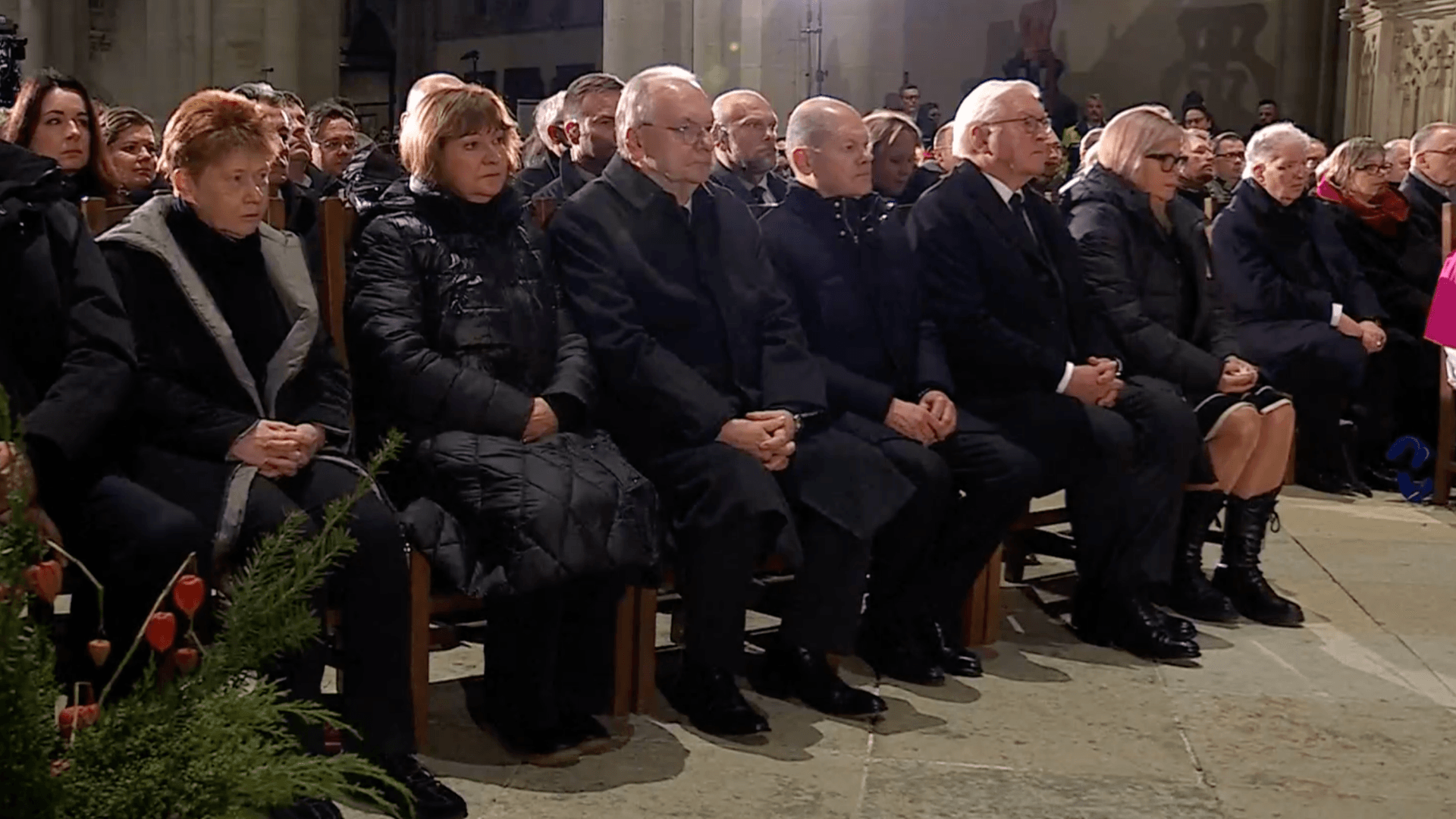 Magdeburg: Trauerfeier nach dem Anschlag auf dem Weihnachtsmarkt.