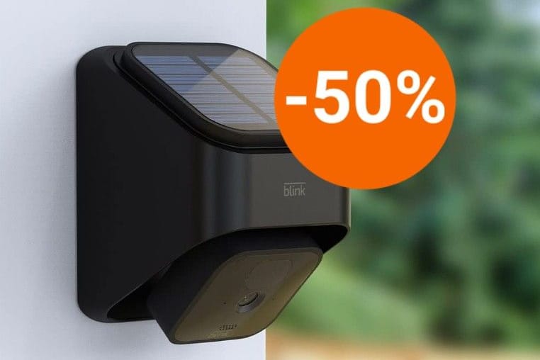 Amazon reduziert die beliebte Blink-Outdoor-Überwachungskamera mit Solar-Ladestation über 50 Prozent!