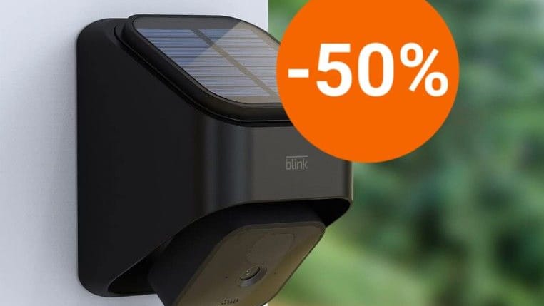 Amazon reduziert die beliebte Blink-Outdoor-Überwachungskamera mit Solar-Ladestation über 50 Prozent!