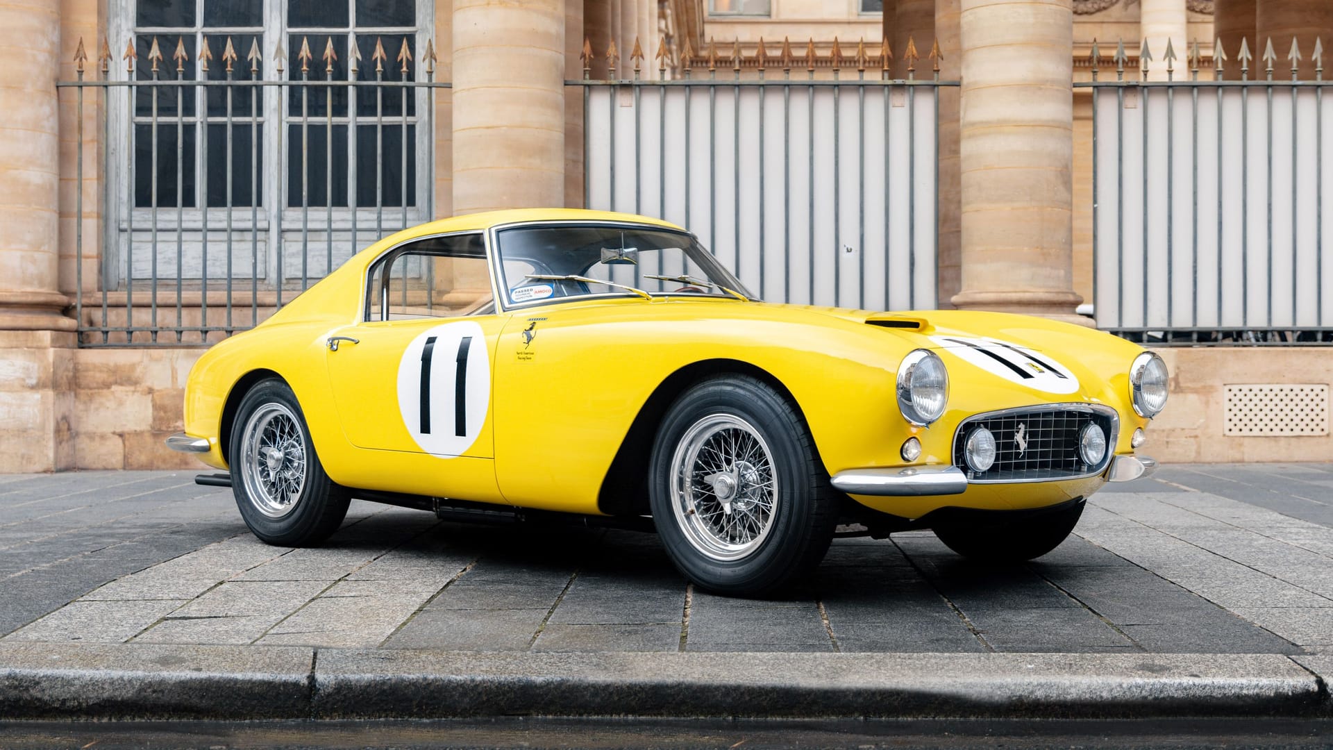 Immer wieder Ferrari: Der gelbe GT SWB Berlinetta Competizione by Scaglietti erzielte 11 Millionen Dollar.