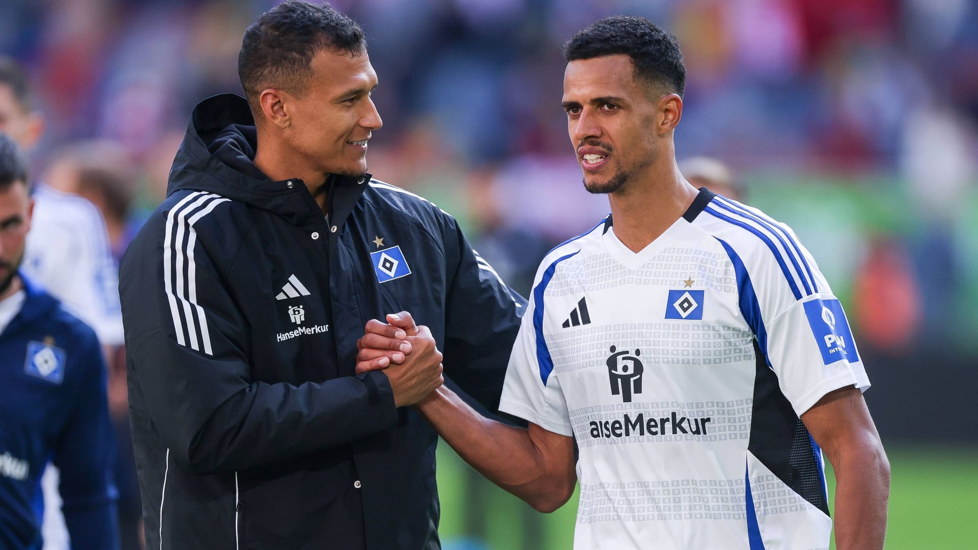 Davie Selke (l.) und Robert Glatzel: Die Wege der HSV-Stürmer könnten sich in wenigen Monaten schon wieder trennen.