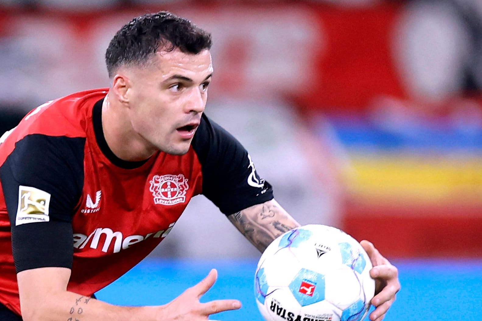 Granit Xhaka: Der Schweizer hat sich optisch verändert.