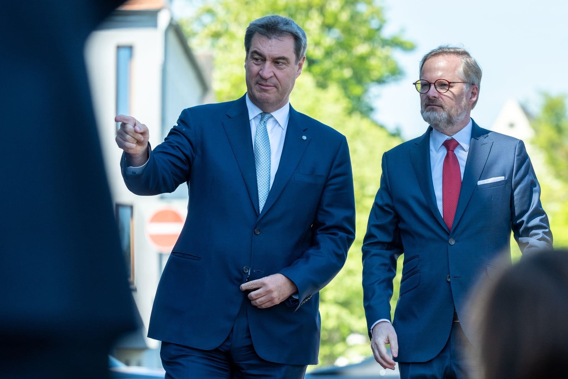 Markus Söder und Petr Fiala