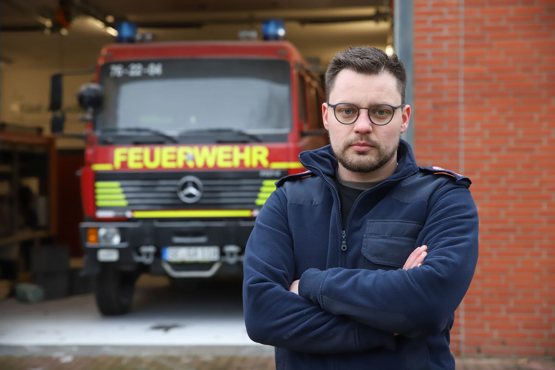 Wehrführer Jan Stölting: Der Feuerwehrmann ist entsetzt.