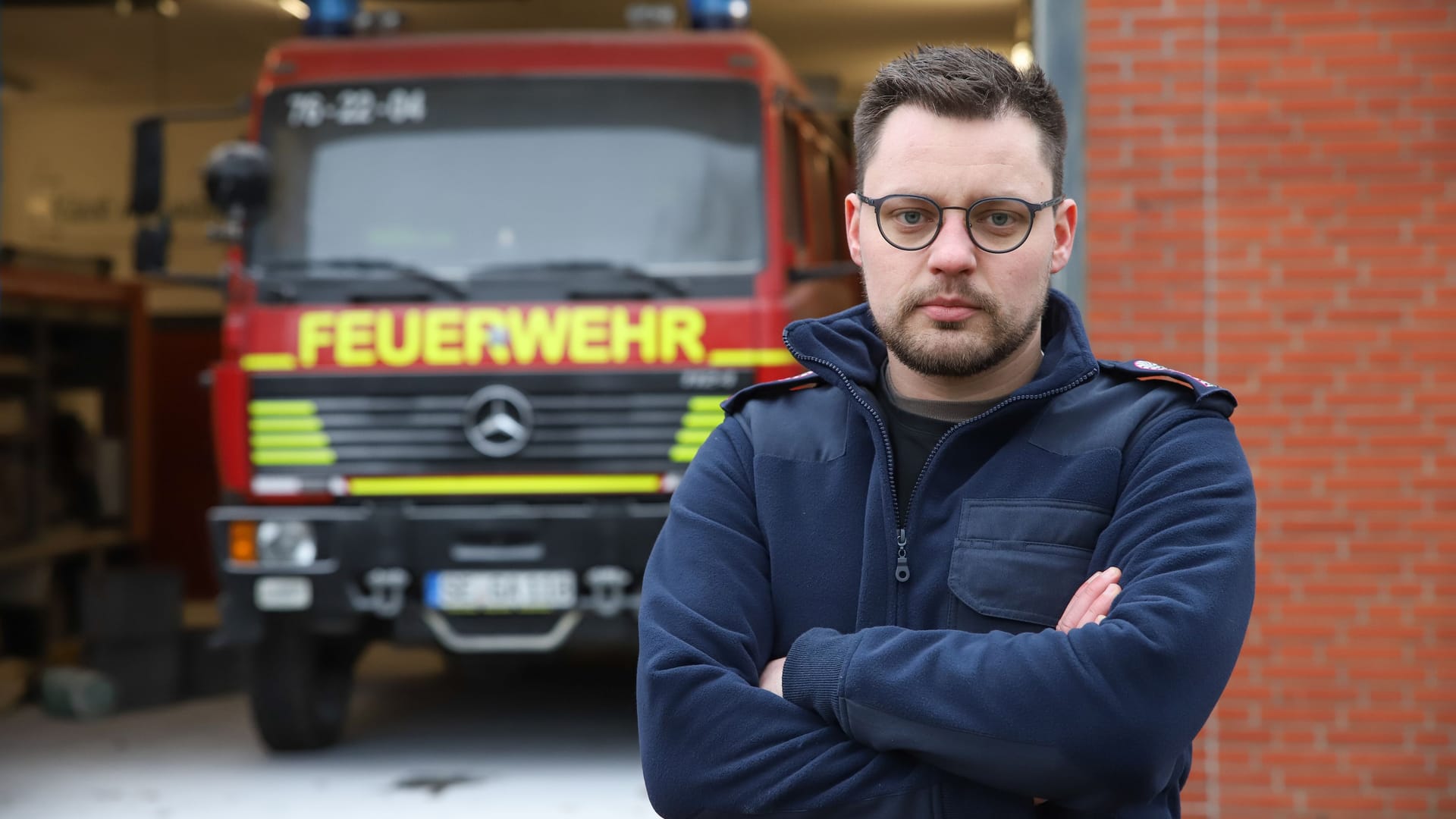 Wehrführer Jan Stölting: Der Feuerwehrmann ist entsetzt.