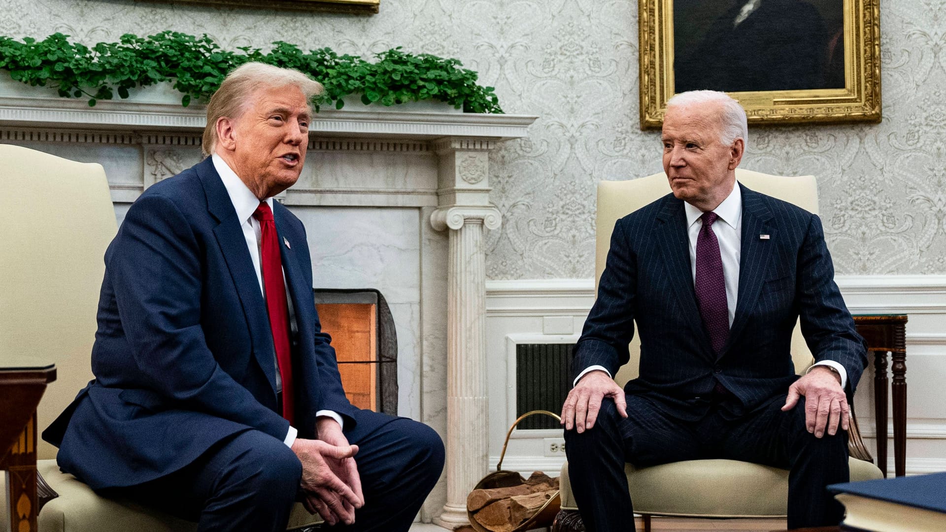 Donald Trump und Joe Biden: Am 20. Januar 2025 wird der Republikaner erneut vereidigt.