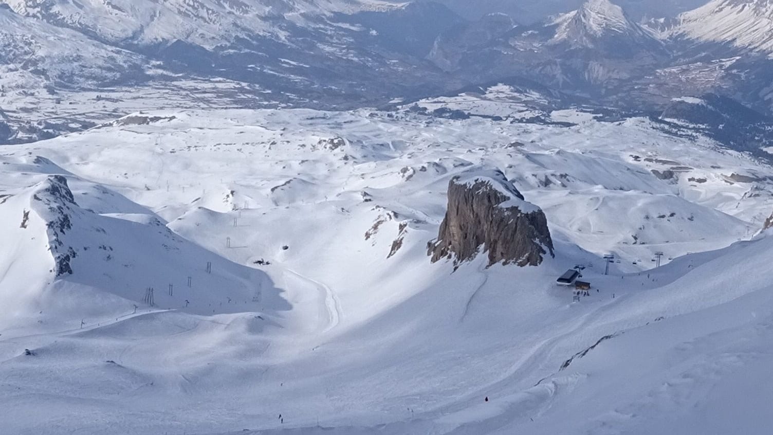 Das Skigebiet SuperDévoluy in Frankreich: Hier kam es zu dem Vorfall.