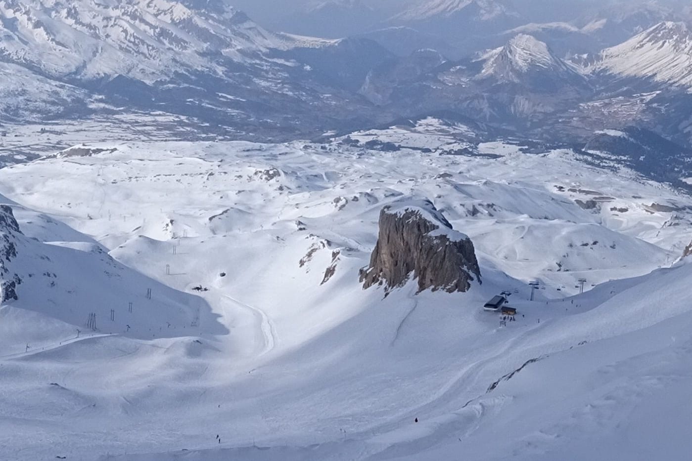 Das Skigebiet SuperDévoluy in Frankreich: Hier kam es zu dem Vorfall.