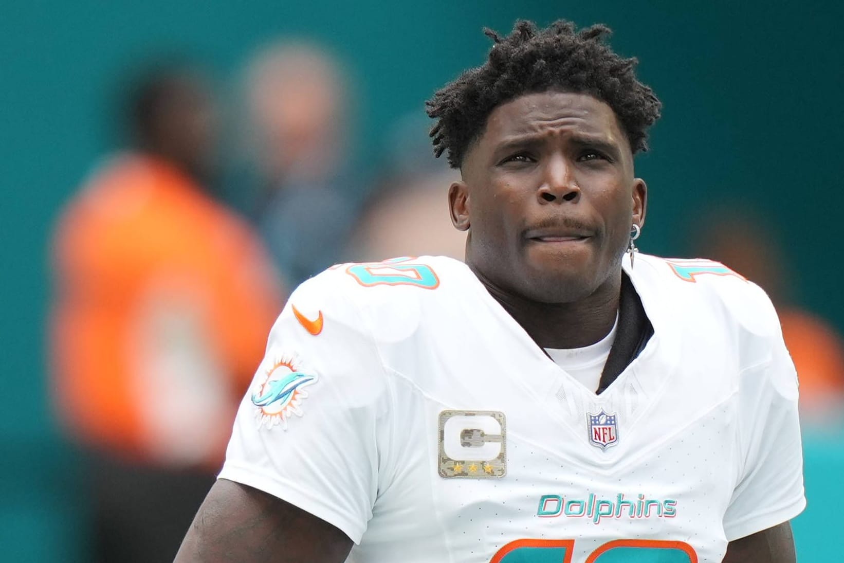 Tyreek Hill: Er ist Wide Receiver bei den Miami Dolphins.