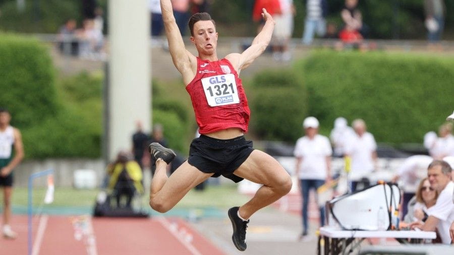 Leichtathlet Kevin Brucha ist das neue Gesicht des TLV Germania und der "Tage der Überflieger".