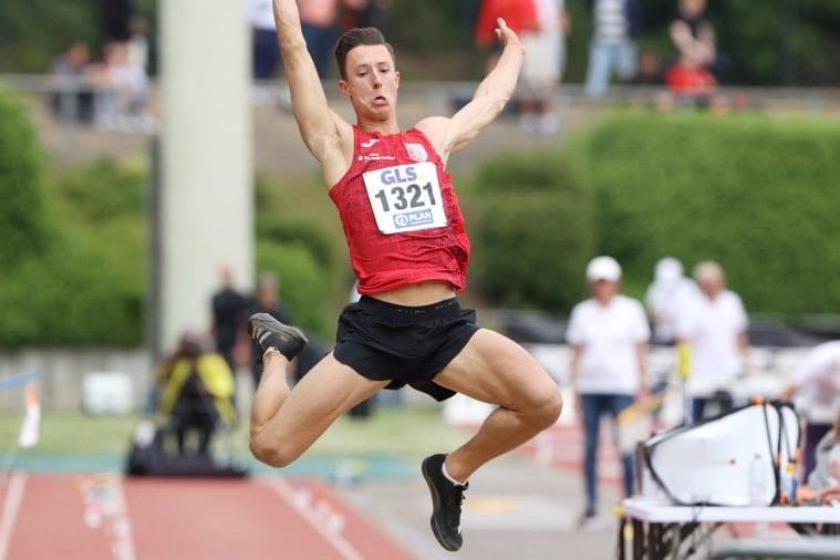 Leichtathlet Kevin Brucha ist das neue Gesicht des TLV Germania und der "Tage der Überflieger".