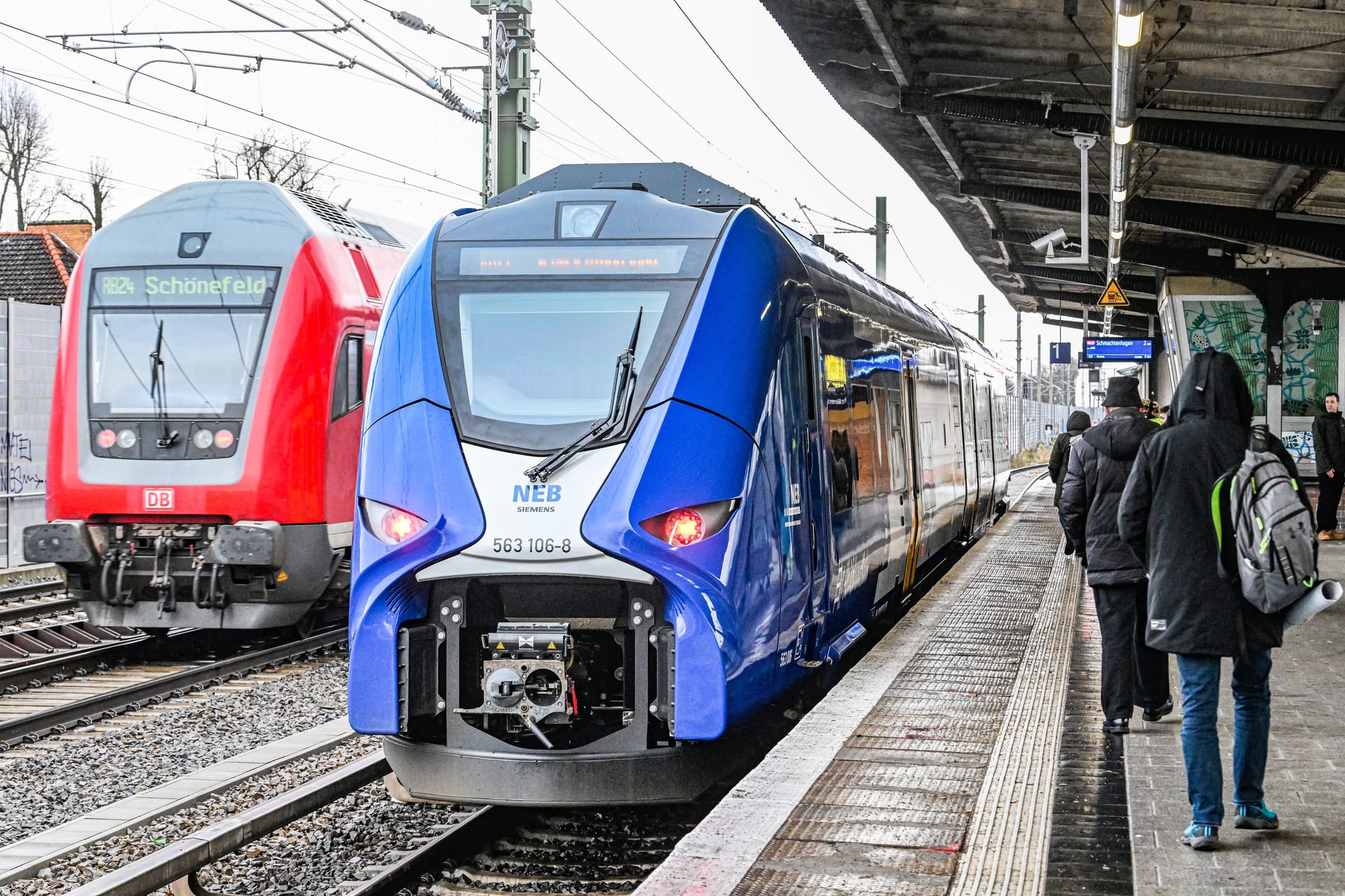 Erster Wasserstoffzug Brandenburgs: Erst seit 15. Dezember sind Züge mit der neuen Antriebstechnik in Brandenburg unterwegs.