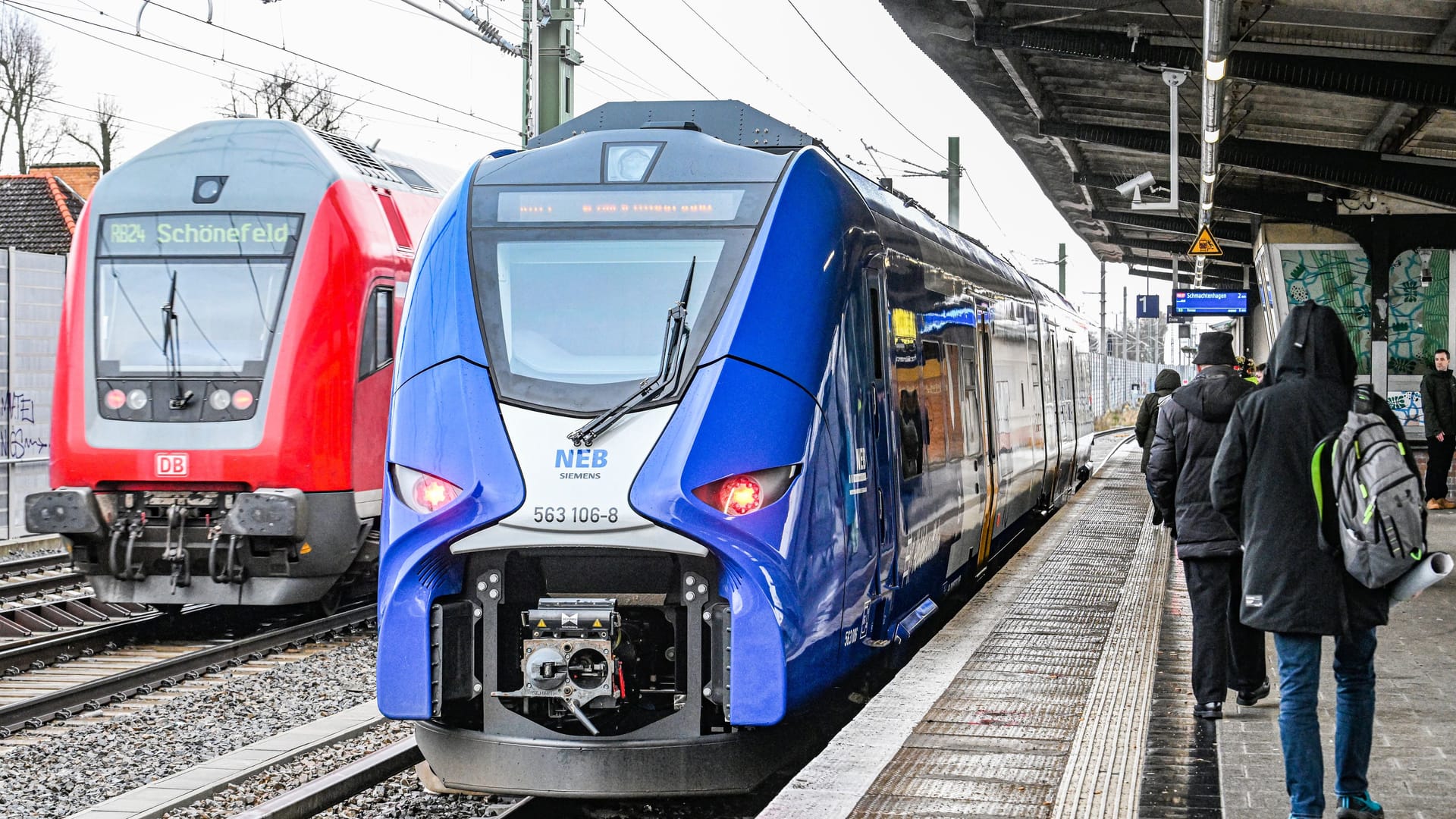 Erster Wasserstoffzug Brandenburgs: Erst seit 15. Dezember sind Züge mit der neuen Antriebstechnik in Brandenburg unterwegs.