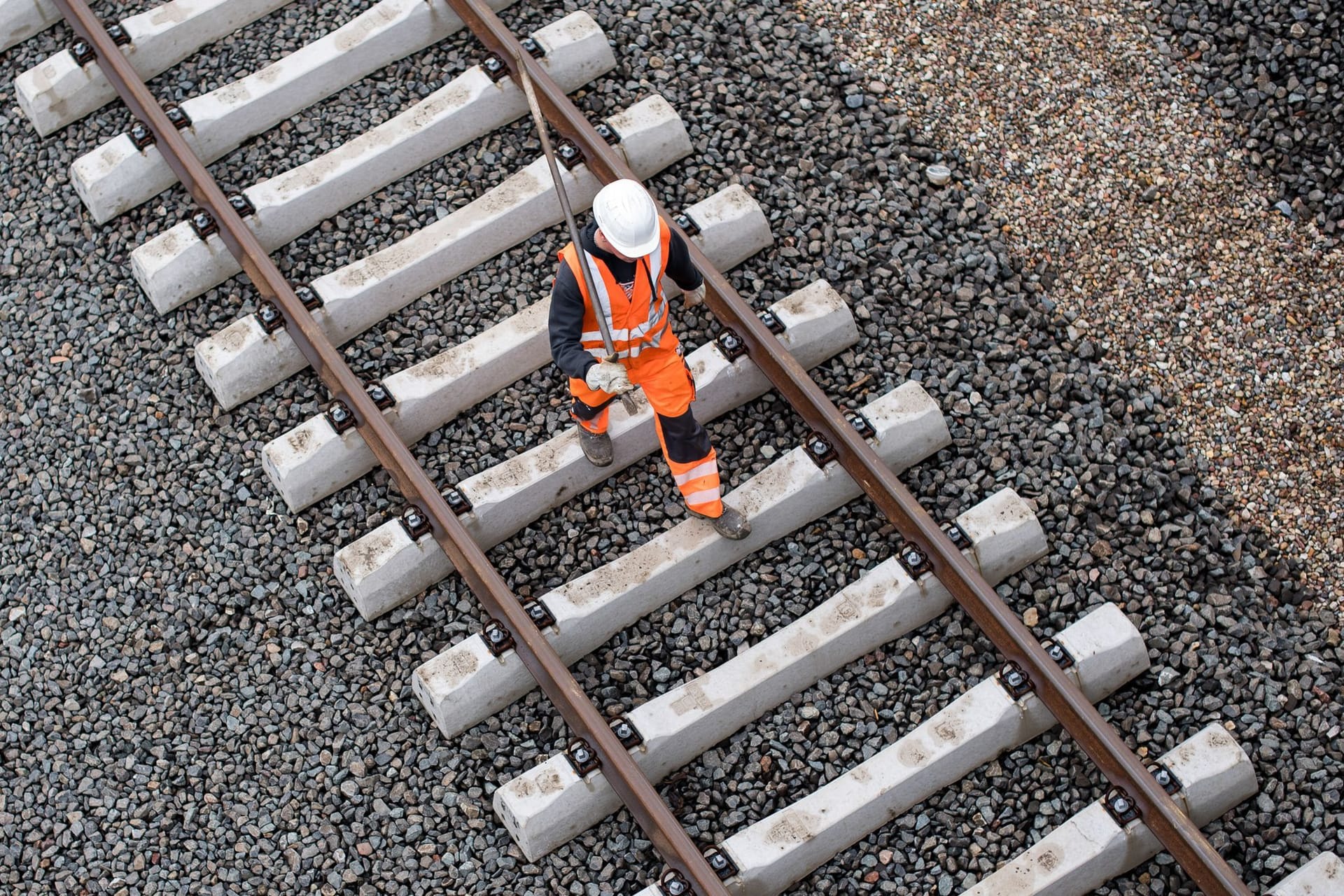 Bauarbeiten der Deutschen Bahn zwischen Münster und Hamm