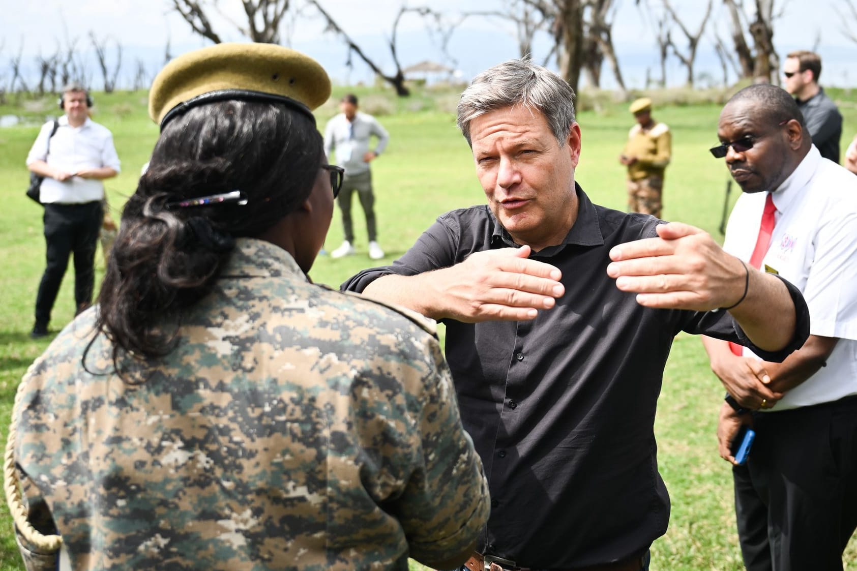 Bundeswirtschaftsminister Habeck in Kenia