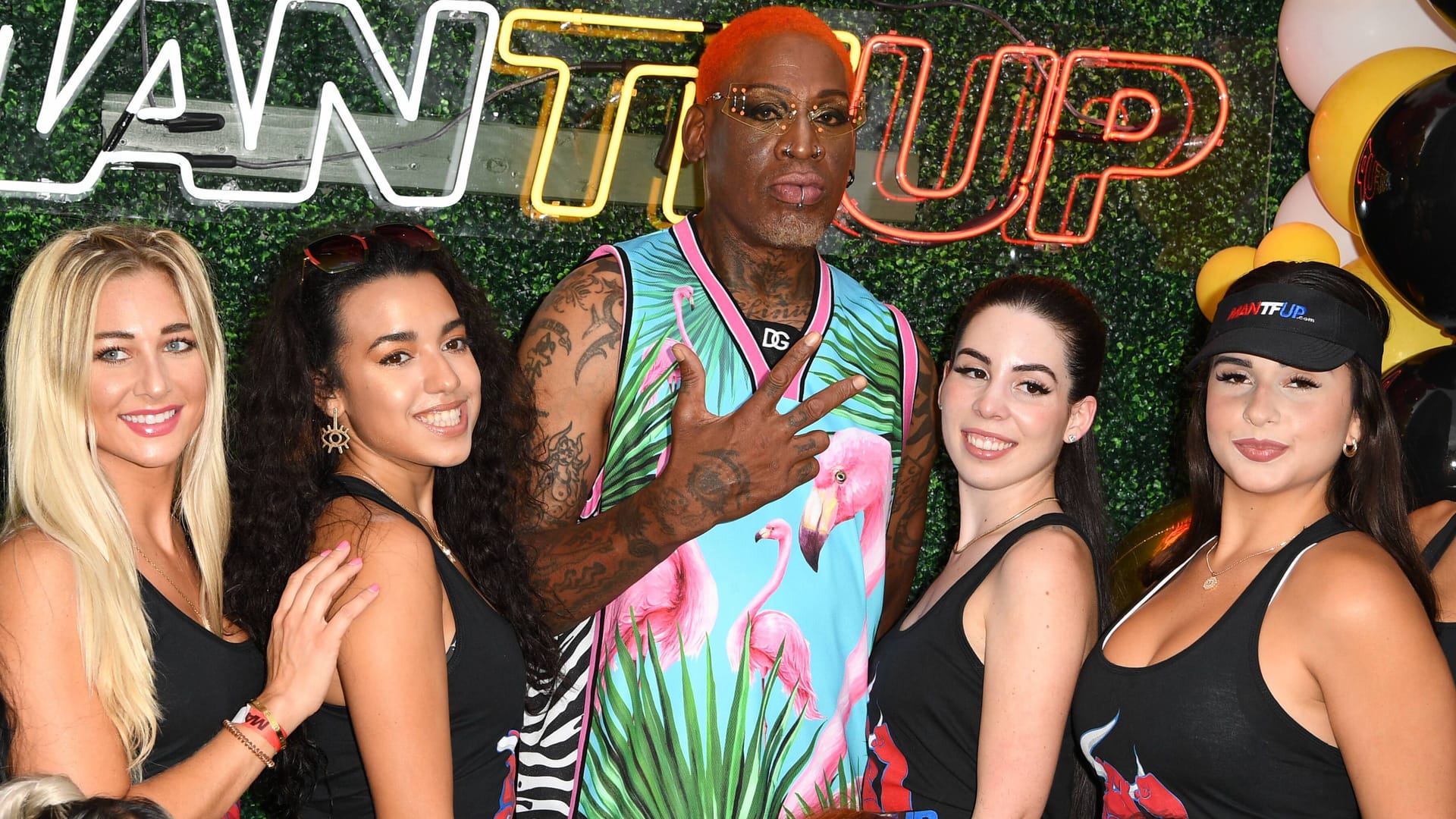 Dennis Rodman im Sommer 2021 bei einer Party in Florida.