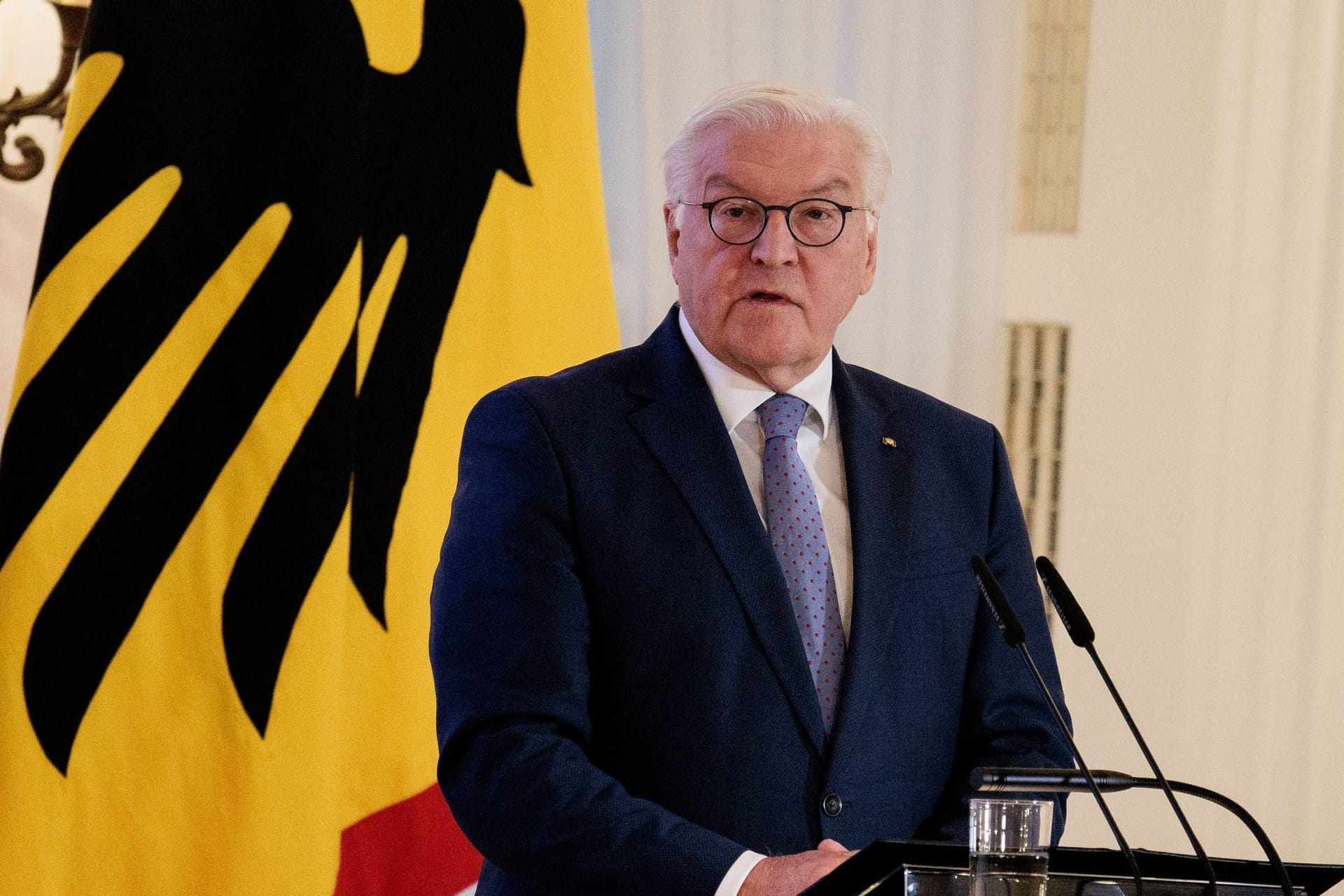 Bundespräsident Steinmeier im Schloss Bellevue