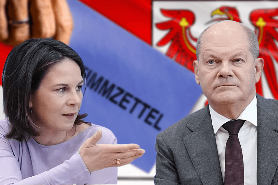 Außenministerin Annalena Baerbock (l.) und Bundeskanzler Olaf Scholz: Bei der Bundestagswahl 2021 konnte sich Scholz klar durchsetzen.