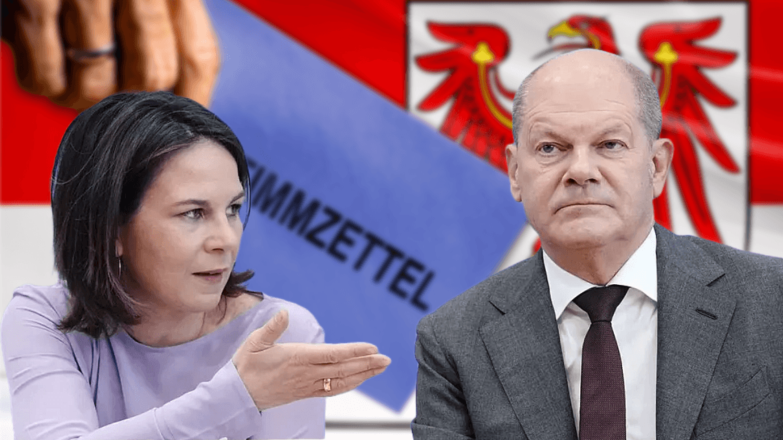 Außenministerin Annalena Baerbock (l.) und Bundeskanzler Olaf Scholz: Bei der Bundestagswahl 2021 konnte sich Scholz klar durchsetzen.