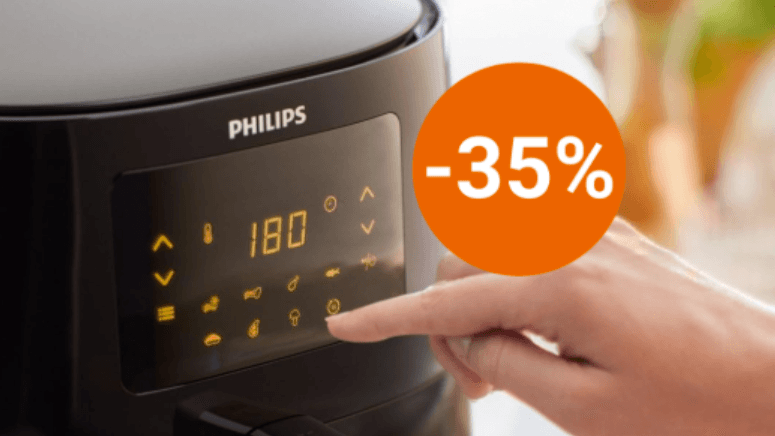 Ohne Öl frittieren: Der Airfryer XL von Philips ist heute bei Amazon zum Tiefpreis erhältlich.