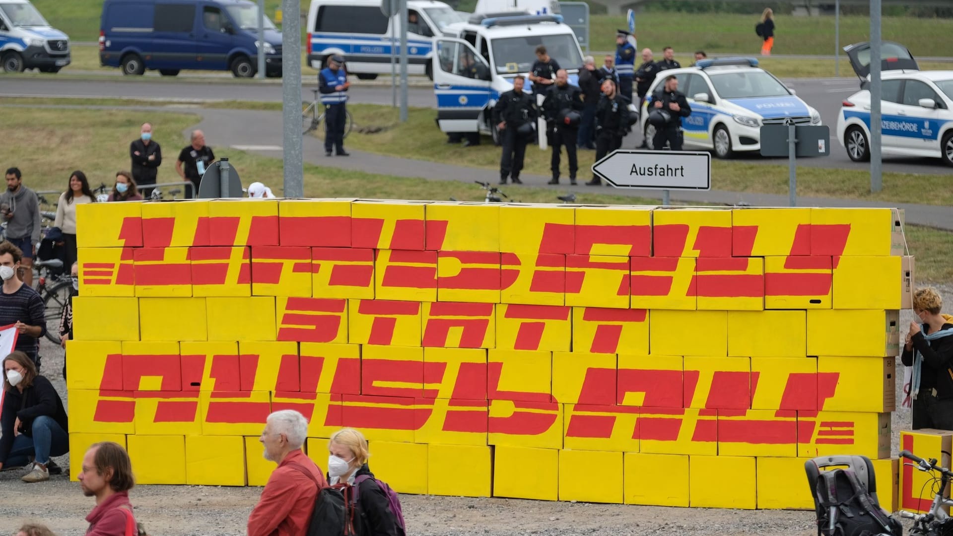 Proteste gegen Flughafenausbau