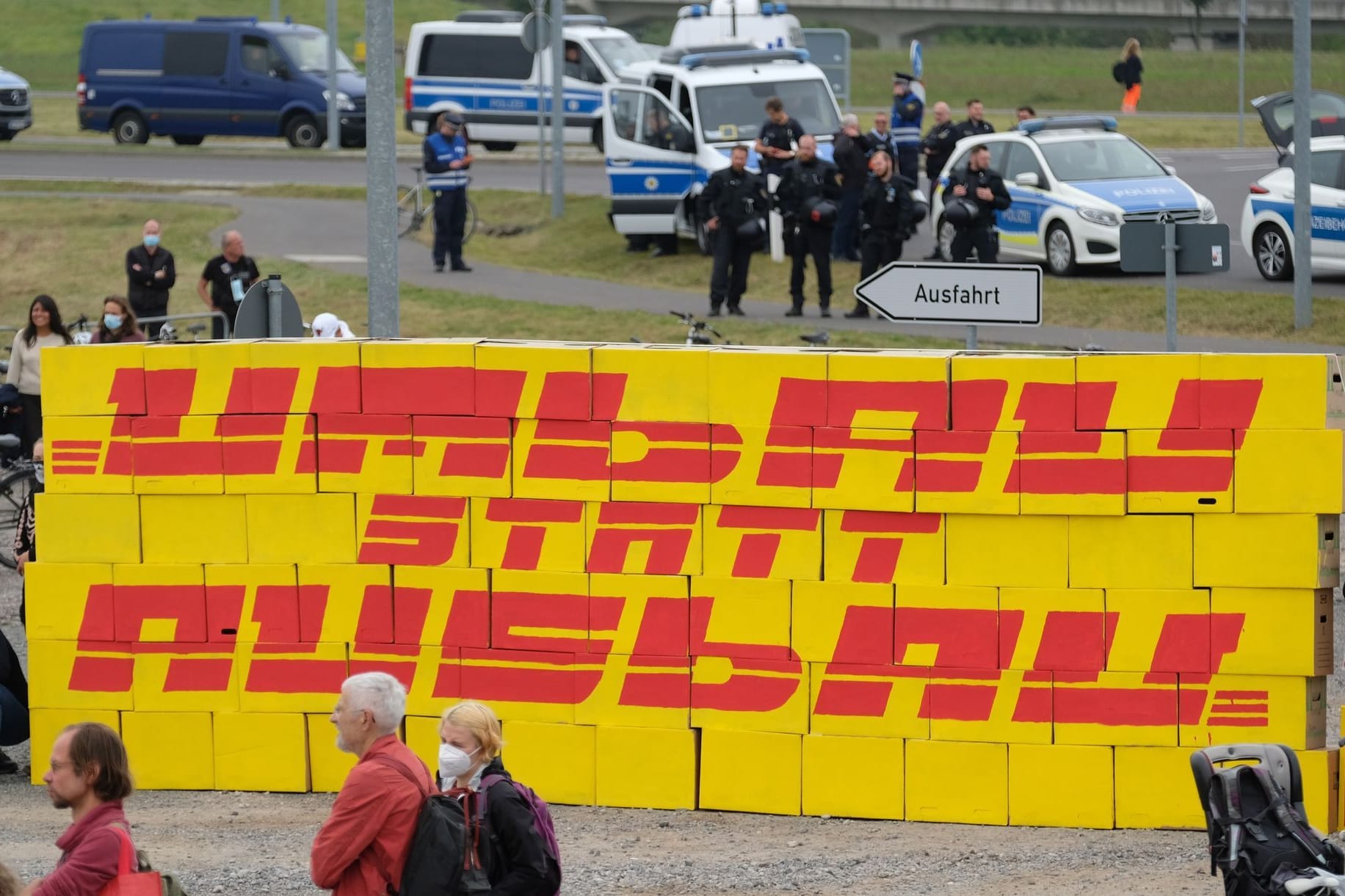 Proteste gegen Flughafenausbau