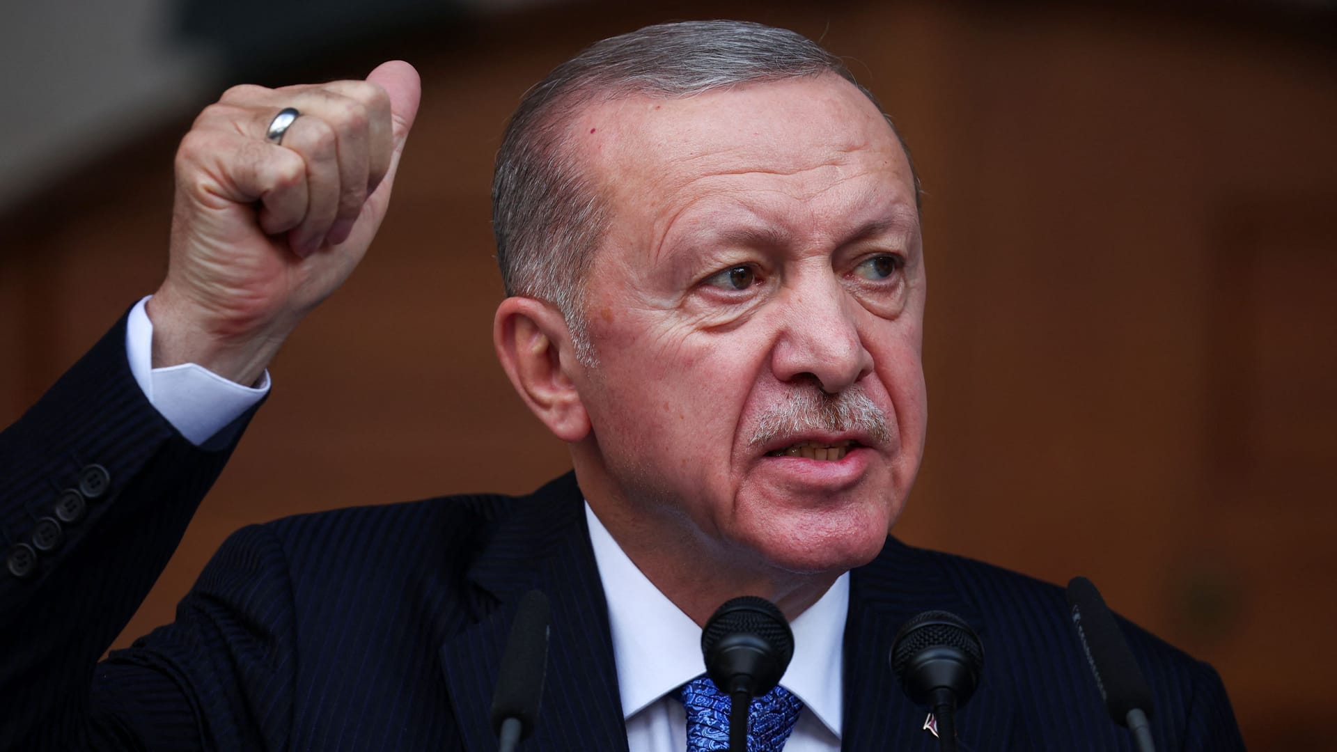 Recep Tayyip Erdoğan: Der türkische Präsident setzt erneut zum Angriff auf Nordsyrien an.